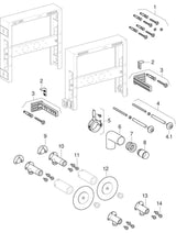 Geberit Kombifix Element für Waschtisch, Standarmatur