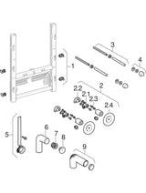 Geberit GIS Element für Bidet, universell