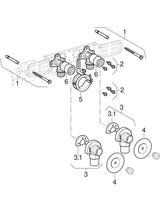 Geberit Anschlusswinkel 90° mit Außengewinde MF 1/2", vormontiert, einfach, kurz: CC499K, RMF=1/2″, Rp=1/2″, L1=5.7cm