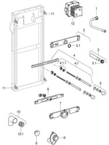 Geberit GIS Element für Urinal, 114 cm, universell