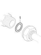 Geberit Mepla Übergang mit Überwurfmutter: CC499K, d=26mm