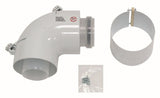 VAILLANT Bogen 87 Grad Brennwert konz., PP, m. Reinigungsd.