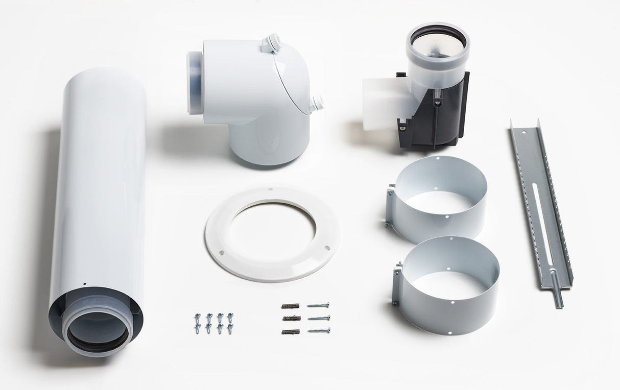 VAILLANT Basis-Anschluss-Set Luft-/Abgasführung, PP, 80/125 mm