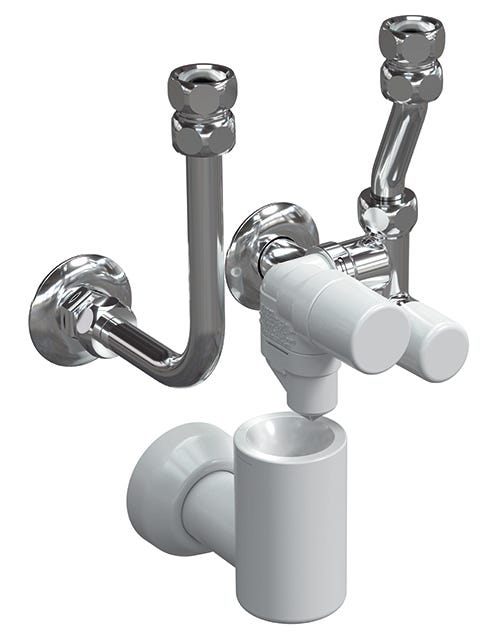 SYR Sicherheitsgruppe 323, DN 15, Einstellung Sicherheitsventil: 6 bar, für Trinkwassererwärmer bis zu 200 Liter, verchromt, ab Baujahr 01/2020