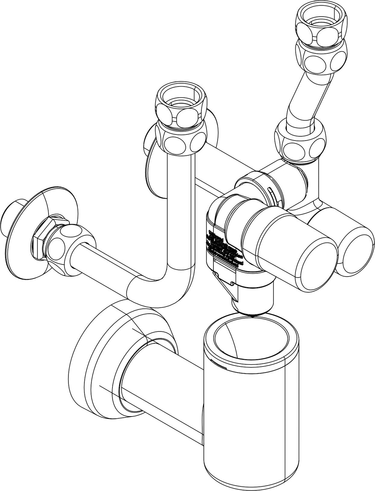 SYR Sicherheitsgruppe 323, DN 15, Einstellung Sicherheitsventil: 6 bar, für Trinkwassererwärmer bis zu 200 Liter, verchromt, ab Baujahr 01/2020