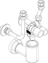 SYR Sicherheitsgruppe 323, DN 15, Einstellung Sicherheitsventil: 6 bar, für Trinkwassererwärmer bis zu 200 Liter, verchromt, ab Baujahr 01/2020