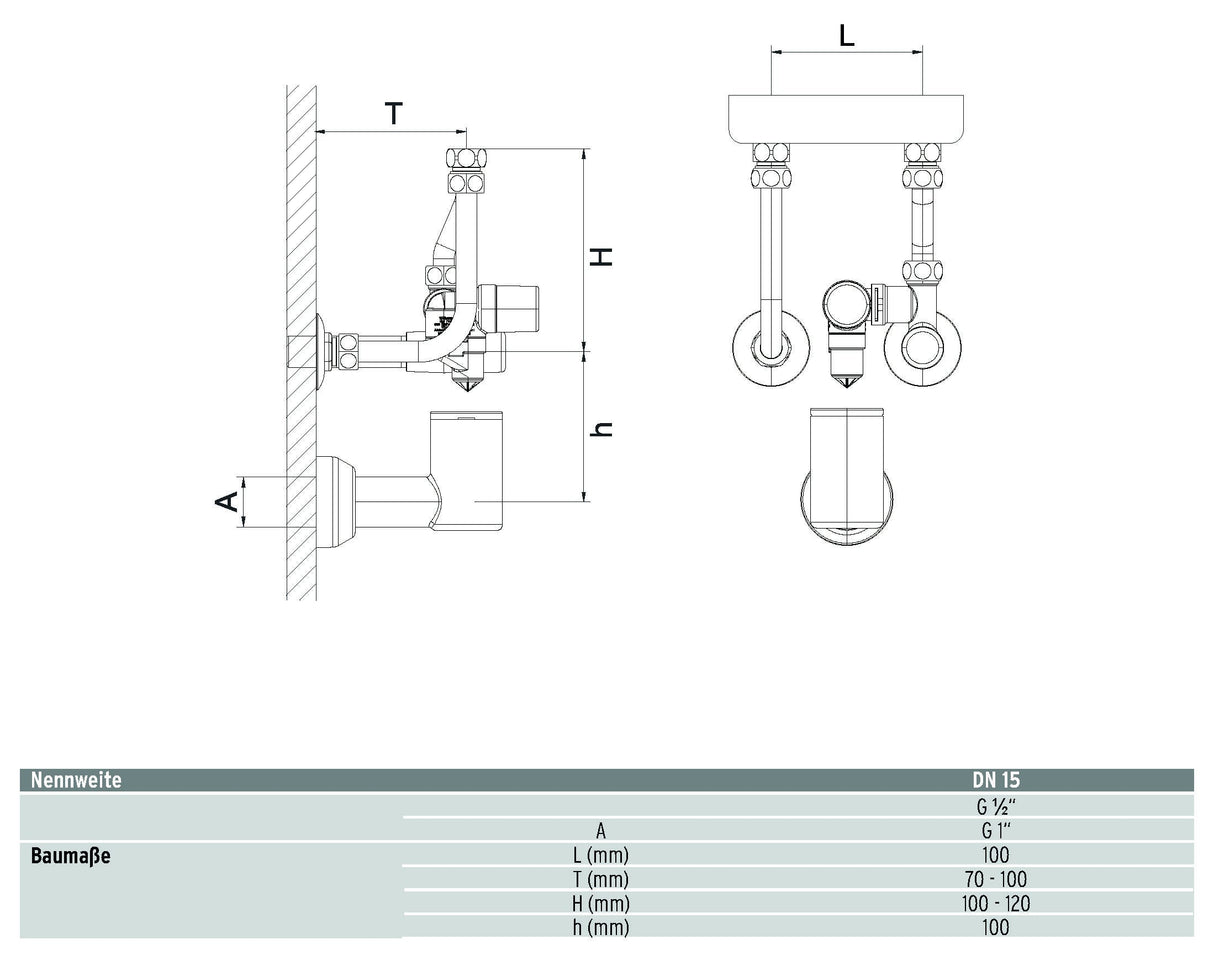 SYR Sicherheitsgruppe 323, DN 15, Einstellung Sicherheitsventil: 6 bar, für Trinkwassererwärmer bis zu 200 Liter, verchromt, ab Baujahr 01/2020
