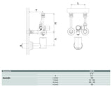 SYR Sicherheitsgruppe 323, DN 15, Einstellung Sicherheitsventil: 6 bar, für Trinkwassererwärmer bis zu 200 Liter, verchromt, ab Baujahr 01/2020