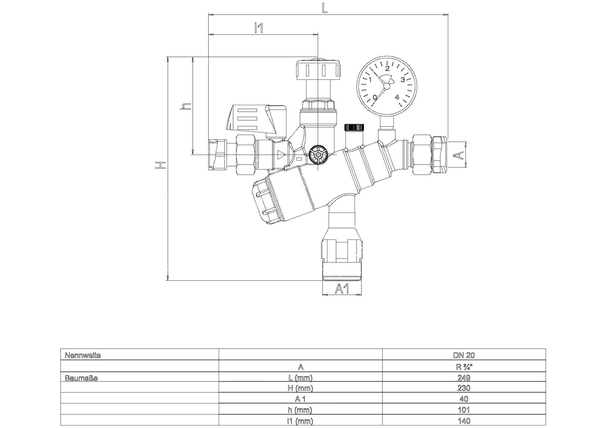 SYR FüllCombi BA 6628, DN 20