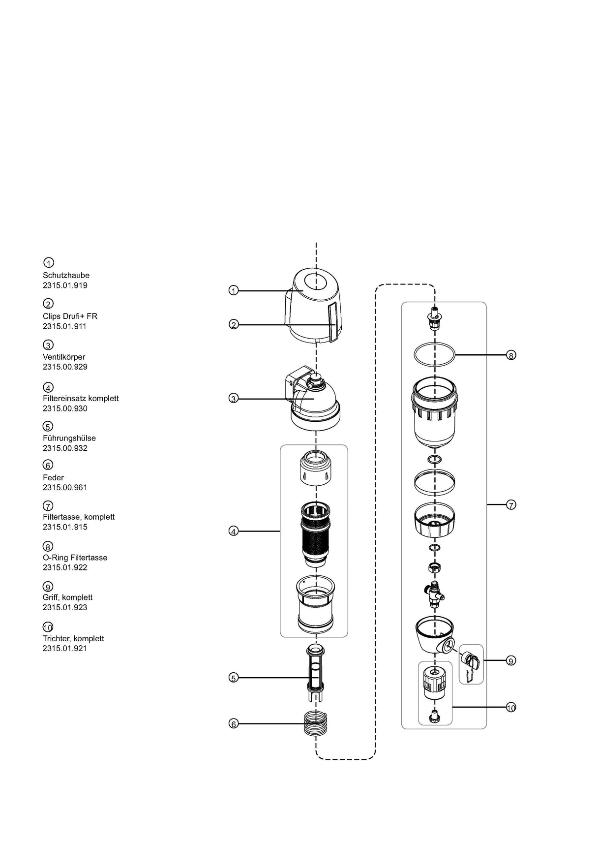 SYR Rückspülfilter Drufi+ 2315 FR, DN 20 bis 32