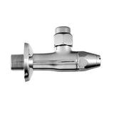 KWCEckregulierventil 3/4" mit Klemmringverschraubung, ganzchrom A 60