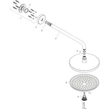 hansgrohe Raindance Select S Kopfbrause 240 2jet mit Brausearm