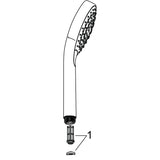 hansgrohe Croma Select S Handbrause 110 Vario, Weiß/Chrom