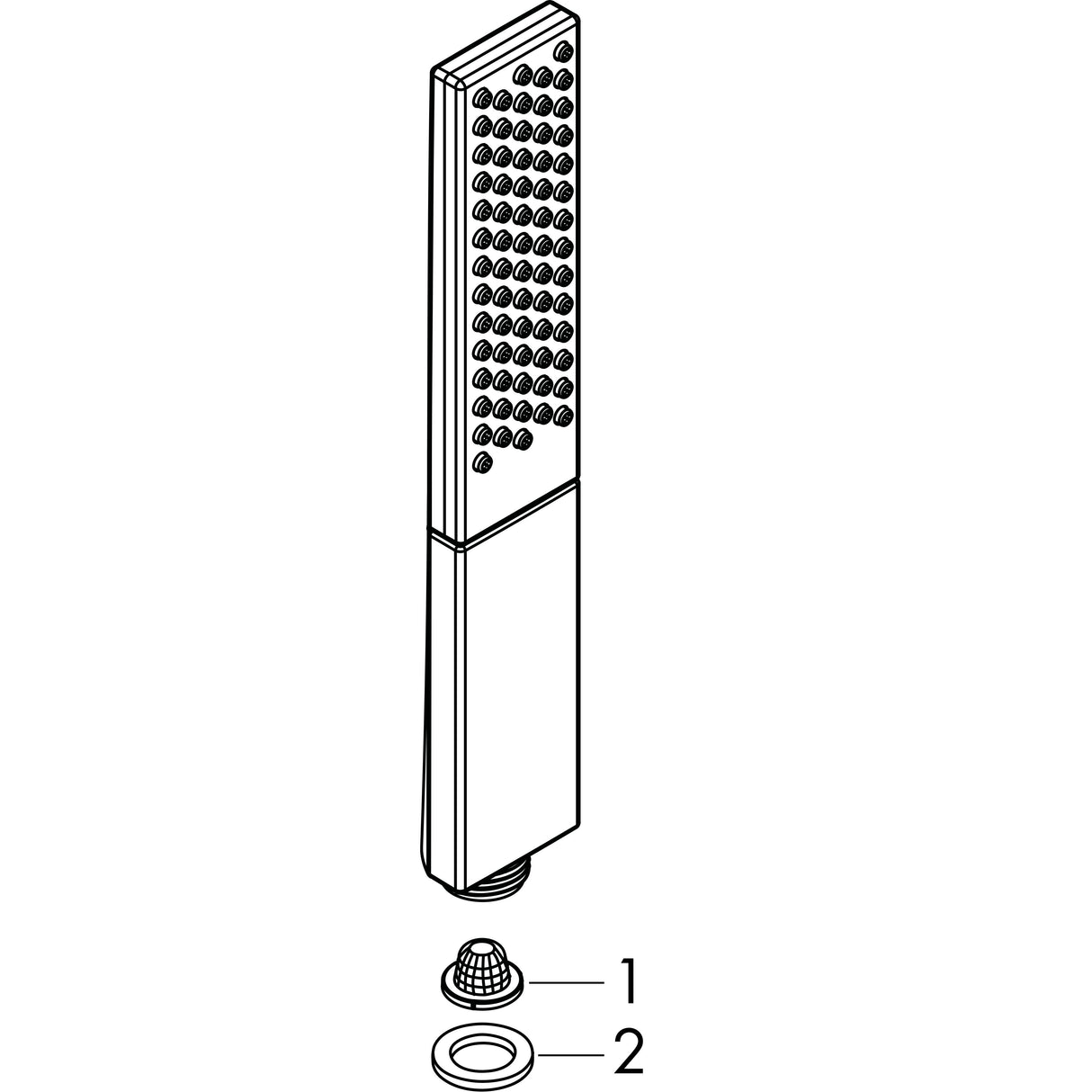 hansgrohe Rainfinity Stabhandbrause 100 1jet