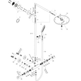 hansgrohe Raindance S Showerpipe 300 1jet mit Thermostat, Chrom