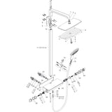 hansgrohe Raindance E Showerpipe 360 1jet mit Thermostat