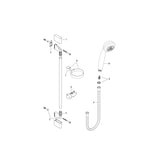 hansgrohe Crometta 85 Brauseset Multi mit Brausestange 90 cm, Chrom