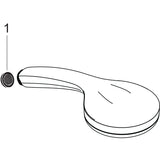 hansgrohe Croma 100 Handbrause Multi EcoSmart, Chrom