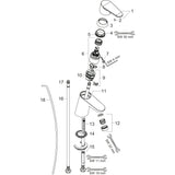hansgrohe Focus Einhebel-Waschtischmischer 70 mit Zugstangen-Ablaufgarnitur, Chrom