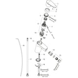 hansgrohe Focus Einhebel-Bidetmischer mit Zugstangen-Ablaufgarnitur, Chrom