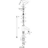 hansgrohe Metropol Einhebel-Waschtischmischer 110 mit Hebelgriff und Push-Open Ablaufgarnitur, Chrom