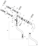 hansgrohe Logis M31 Einhebel-Küchenmischer, Wandmontage Lowspout, 1jet, Chrom