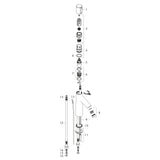 hansgrohe Talis Select S Waschtischmischer 100 mit Zugstangen-Ablaufgarnitur, Chrom