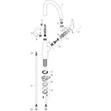 hansgrohe Talis M51 Einhebel-Küchenmischer 220, 1jet, Chrom