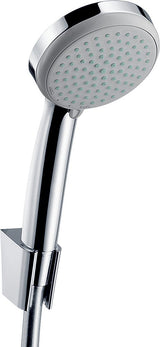 hansgrohe Croma 100 Brausehalterset Vario mit Brauseschlauch 125 cm, Chrom