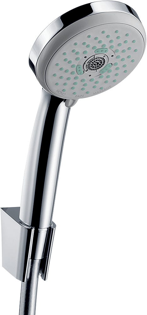 hansgrohe Croma 100 Brausehalterset Multi mit Brauseschlauch 125 cm, Chrom