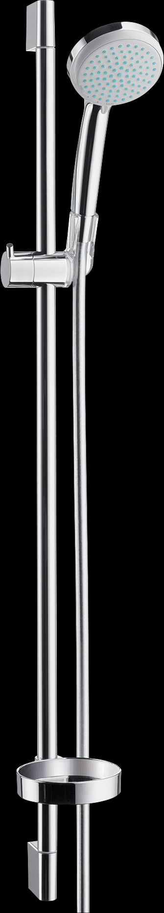 hansgrohe Croma 100 Brauseset Vario mit Brausestange 90 cm und Seifenschale, Chrom