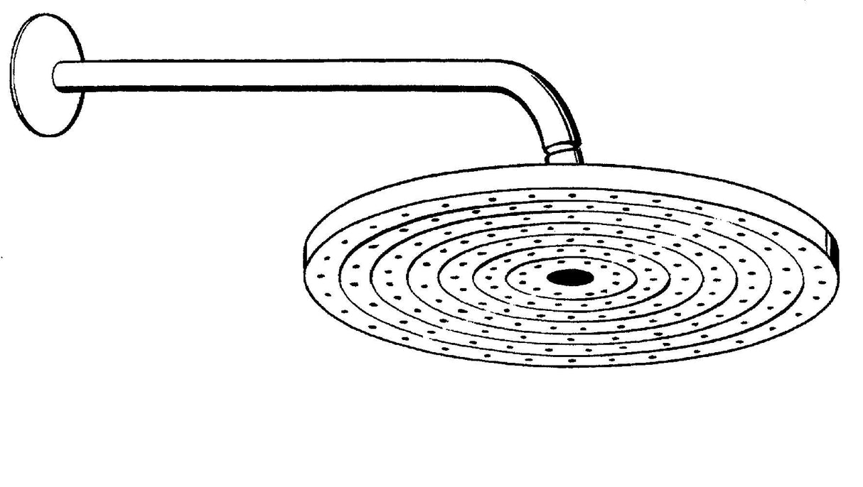 hansgrohe Raindance S Kopfbrause 240 1jet mit Brausearm, Chrom