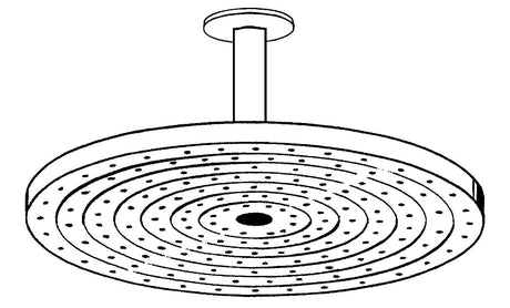 hansgrohe Raindance S Kopfbrause 240 1jet mit Deckenanschluss, Chrom