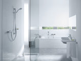 hansgrohe Croma 100 Brausesystem Aufputz Multi mit Ecostat Comfort Thermostat und Brausestange 90 cm, Chrom