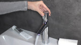 hansgrohe Talis Select S Waschtischmischer 100 mit Zugstangen-Ablaufgarnitur, Chrom