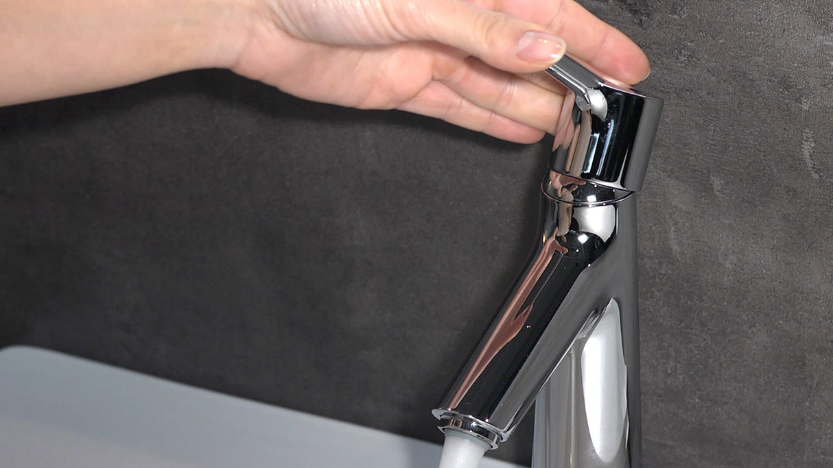 hansgrohe Talis S Einhebel-Waschtischmischer 100 mit Zugstangen-Ablaufgarnitur, Chrom