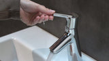 hansgrohe Talis S Einhebel-Waschtischmischer 80 mit Zugstangen-Ablaufgarnitur, Chrom