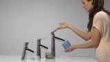 hansgrohe Talis S Einhebel-Waschtischmischer 100 ohne Ablaufgarnitur, Chrom