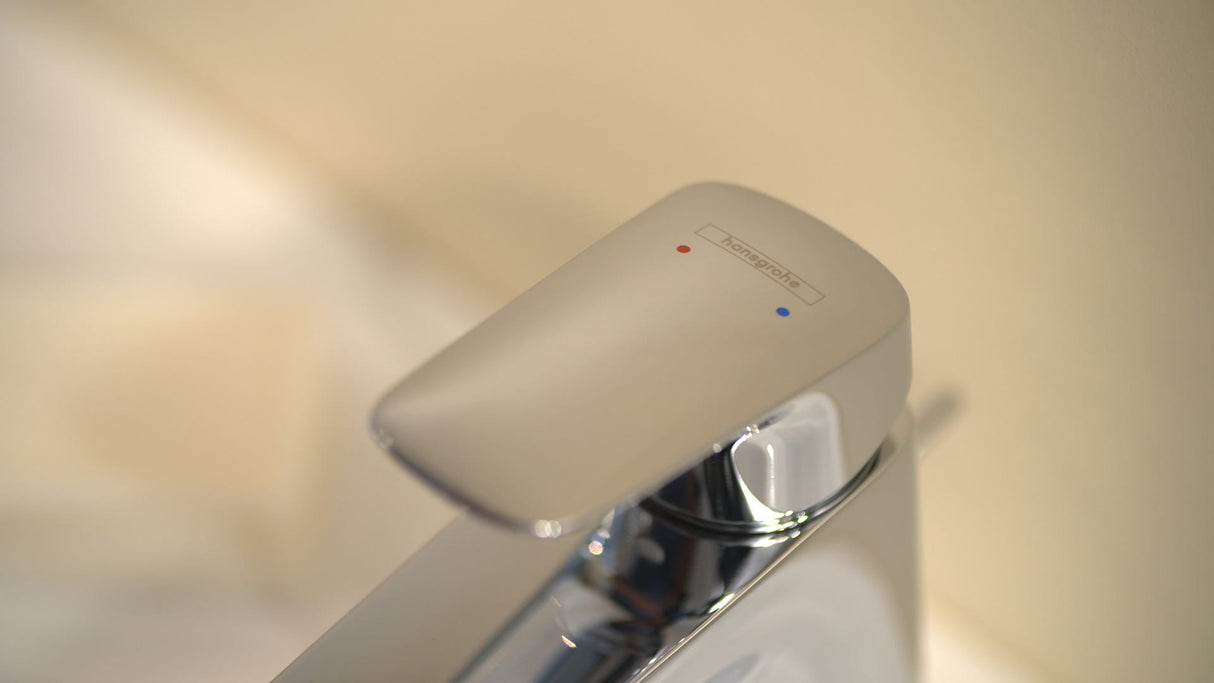 hansgrohe Logis Einhebel-Waschtischmischer 100 mit Zugstangen-Ablaufgarnitur, Chrom