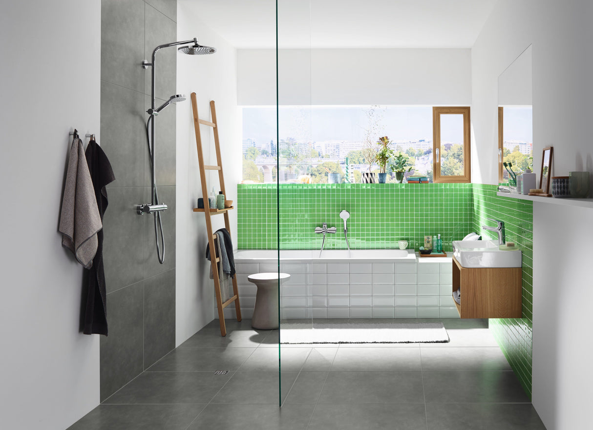 hansgrohe Crometta S Showerpipe 240 1jet mit Thermostat, Chrom