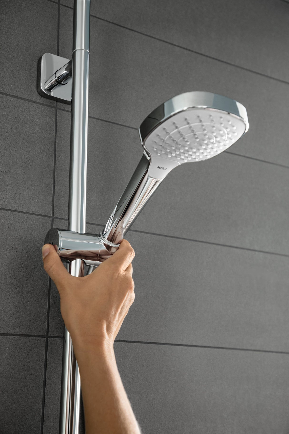 hansgrohe Croma Select E Handbrause 110 Multi, Weiß/Chrom