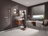 hansgrohe Pulsify Select S Handbrause 3-Strahlarten mit Select-Taste, Kunststoff, Durchlauferhitzer geeignet
