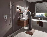 hansgrohe Pulsify Select S Handbrause 3-Strahlarten mit Select-Taste, Kunststoff, Durchlauferhitzer geeignet