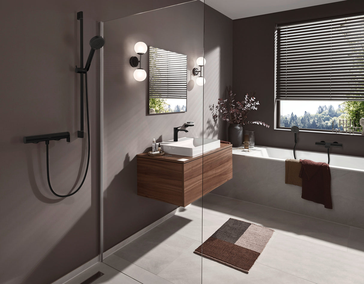 hansgrohe Pulsify Select S Handbrause 3-Strahlarten mit Select-Taste, Kunststoff, Durchlauferhitzer geeignet