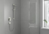 hansgrohe FixFit Wandanschluss Square mit Rückflussverhinderer, Chrom