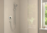 hansgrohe Unica Brausestange S Puro 90 cm mit Isiflex Brauseschlauch 160 cm, Chrom