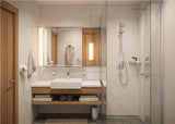 hansgrohe FixFit Wandanschluss Square mit Rückflussverhinderer, Chrom