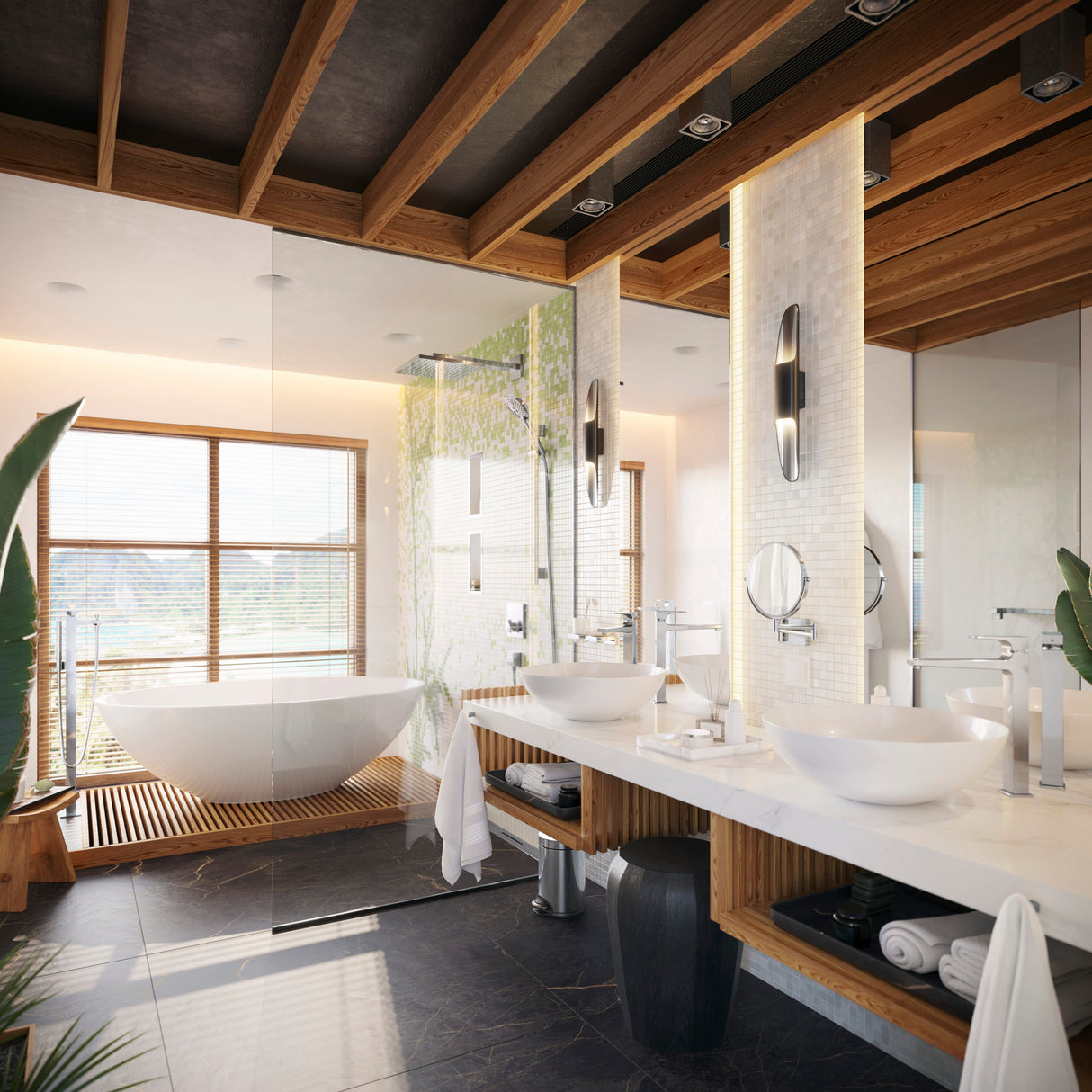 hansgrohe FixFit Wandanschluss Square mit Rückflussverhinderer, Chrom