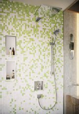 hansgrohe FixFit Wandanschluss Square mit Rückflussverhinderer, Chrom