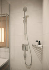 hansgrohe FixFit Wandanschluss Square mit Rückflussverhinderer, Chrom